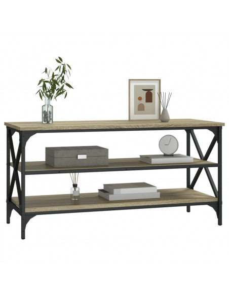 Mobile Porta TV Rovere Sonoma 100x40x50 cm in Legno Multistrato