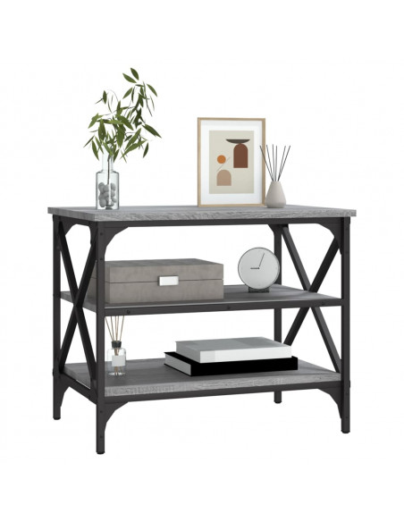 Mobile Porta TV Grigio Sonoma 60x40x50 cm in Legno Multistrato