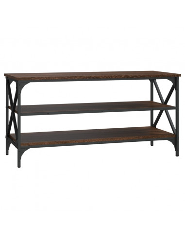 Mobile Porta TV Rovere Marrone 100x40x50 cm Legno Multistrato