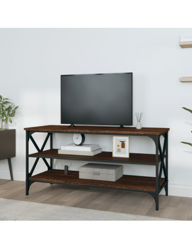 Mobile Porta TV Rovere Marrone 100x40x50 cm Legno Multistrato
