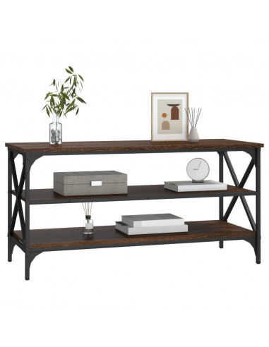 Mobile Porta TV Rovere Marrone 100x40x50 cm Legno Multistrato