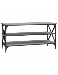 Mobile Porta TV Grigio Sonoma 100x40x50 cm in Legno Multistrato 2