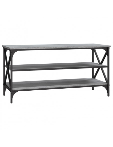 Mobile Porta TV Grigio Sonoma 100x40x50 cm in Legno Multistrato