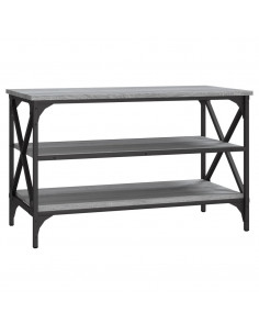 Mobile Porta TV Grigio Sonoma 80x40x50 cm in Legno Multistrato 2
