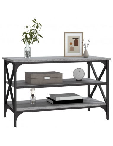 Mobile Porta TV Grigio Sonoma 80x40x50 cm in Legno Multistrato