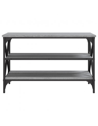 Mobile Porta TV Grigio Sonoma 80x40x50 cm in Legno Multistrato