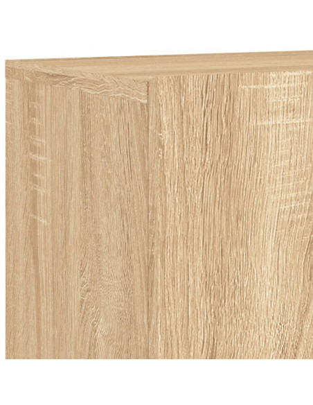 Mobili TV a Muro 6pz Rovere Sonoma in Legno Multistrato