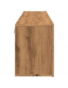 Mobili TV a Parete 2pz Rovere Artigianale 80x30x41 cm