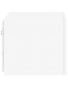 Mobili TV a Parete con Luci LED 2pz Bianchi 30,5x35x30 cm