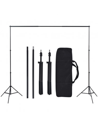 Kit per Studio Fotografico con Luce Softbox e Fondali