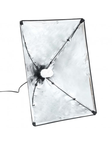 Kit per Studio Fotografico con Luci Softbox e Fondali