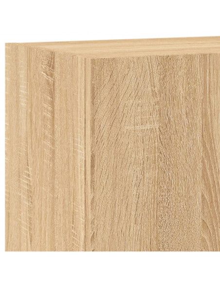 Mobili TV Muro 2pz Rovere Sonoma 40,5x30x60cm Legno Multistrato