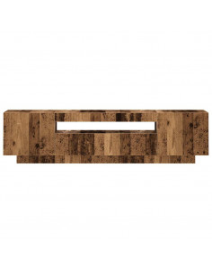 Mobile Porta TV con LED Legno Antico 160x35x40 cm Truciolato 2