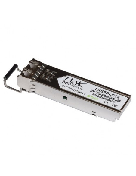 MODULO MINIGBIC (SFP) MULTIMODE LC DUPLEX 1000Base-SX, 850nm 1,25 GBPS 550 MT CON DDM