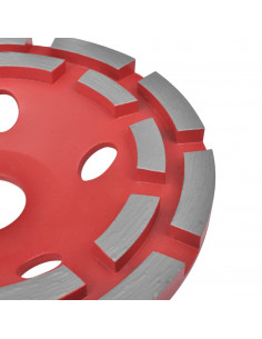 Mola a Tazza Diamantata a Doppia Fila 125 mm