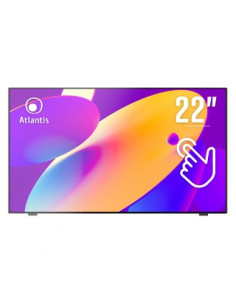 MONITOR ATLANTIS TOUCH LED 21,45" Wide A05-T22A-VHDM 1920x1080 7ms 333/253 cd/m² 1000:1 (10M:1) VESA MM VGA HDMI DP 10 Tocchi