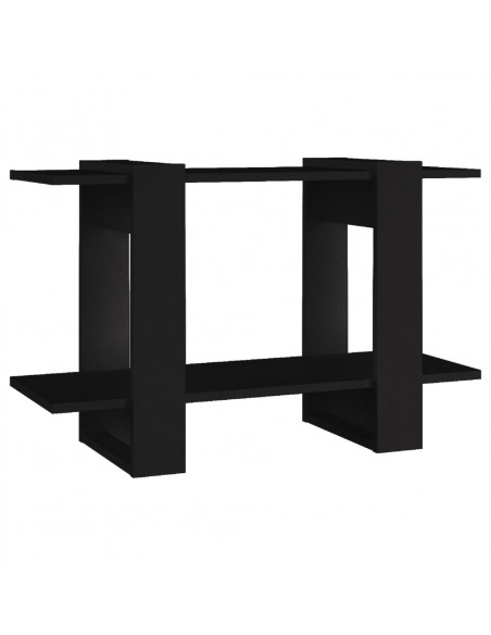Libreria/Divisorio Nero 80x30x51 cm