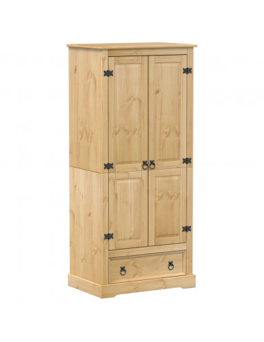 Armadio Corona 76x50x170 cm in Legno Massello di Pino