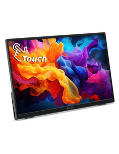 MONITOR PORTATILE ATLANTIS LED 15,6" Touch Wide A05-P156AT1 IPS 1920x1080 16ms 300cd/m² 1000:1 MM 1xHDMI 2xUSB-C Cust Base Pieg