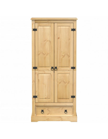 Armadio Corona 76x50x170 cm in Legno Massello di Pino