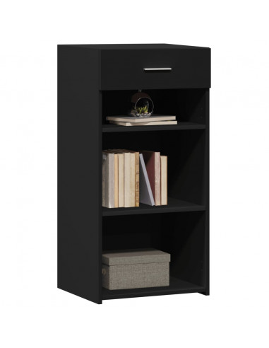 Credenza Nera 45x42,5x93 cm in Legno Multistrato