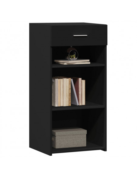 Credenza Nera 45x42,5x93 cm in Legno Multistrato
