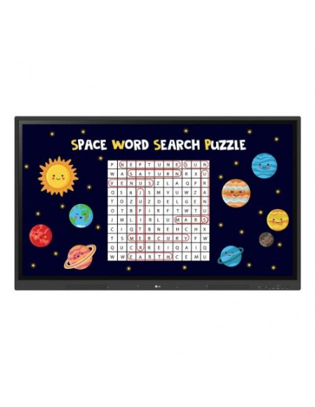 MONITOR TOUCH Interattivo LG 65TR3DK-B.MUEQ 65"VA 3840x2160 8GB 64GB storage 15x2W MM Android 13 GOOGLE EDLA Staffa non inclusa