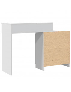 Toeletta con LED Bianca 115x37x110,5 cm 2