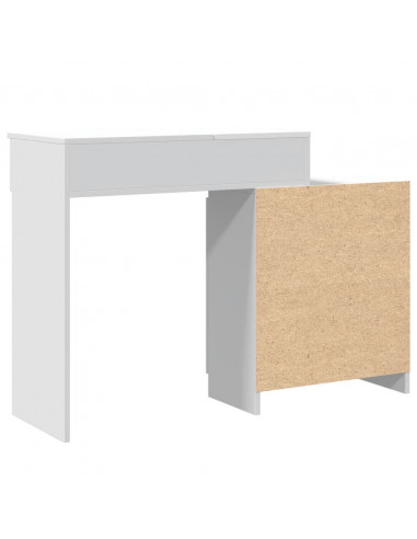 Toeletta con LED Bianca 115x37x110,5 cm