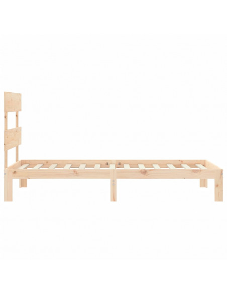 Giroletto con Testiera Single in Legno Massello