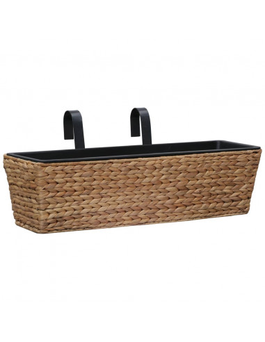 Fioriere da Giardino 2 pz in Giacinto Intrecciato