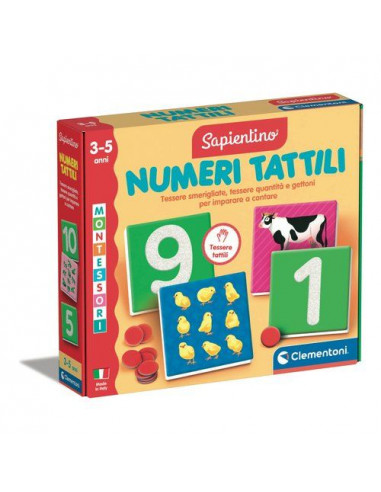 MONTESSORI - NUMERI TATTILI***