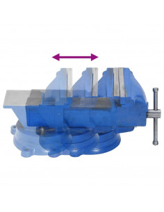 Morsa da Banco Blu 150 mm in Ghisa