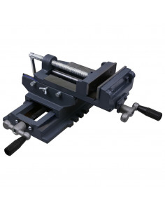 Morsa Manuale a Slitta Trasversale per Trapano a Colonna 127 mm