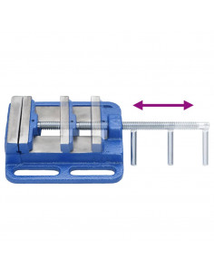 Morsa per Trapano Blu 100 mm in Ghisa