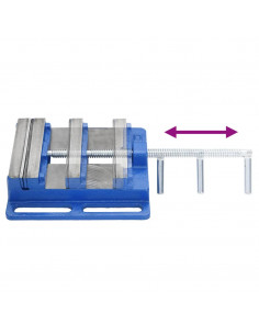 Morsa per Trapano Blu 150 mm in Ghisa