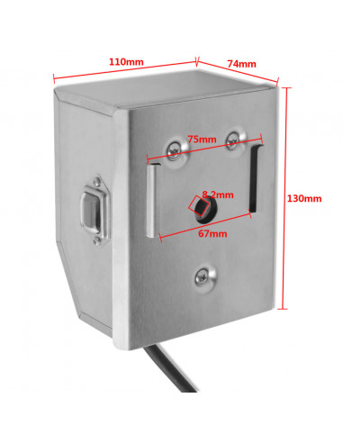 Motore Professionale per Spiedo in Acciaio Inox 4 W