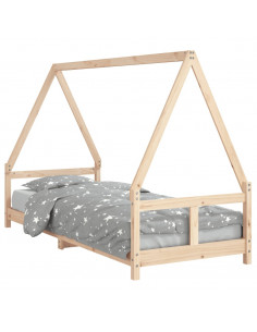 Giroletto per Bambini 80x200 cm in Legno Massello di Pino 2