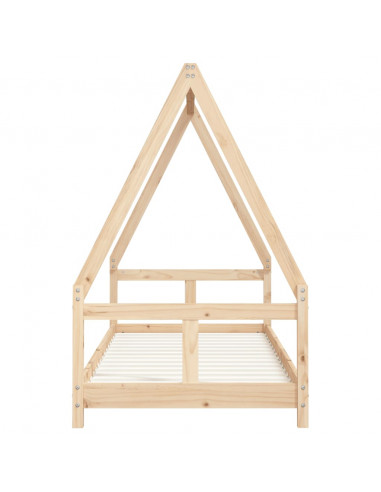 Giroletto per Bambini 80x200 cm in Legno Massello di Pino