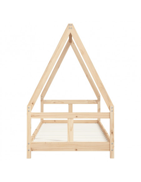 Giroletto per Bambini 80x200 cm in Legno Massello di Pino