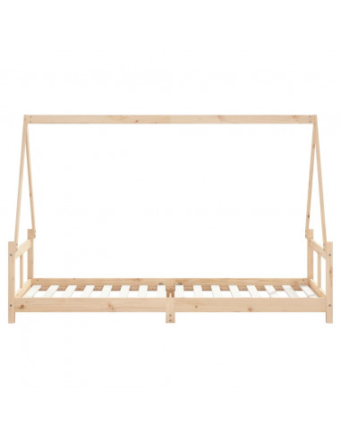 Giroletto per Bambini 80x200 cm in Legno Massello di Pino
