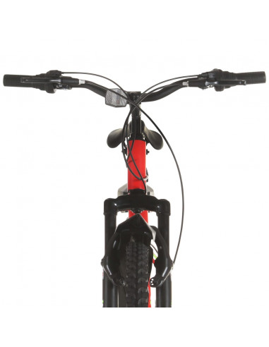 Mountain Bike 21 Speed 26" Ruote 36 cm Rosso