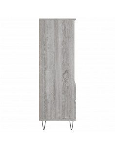 Credenza Grigio Sonoma 40x36x110 cm in Legno Multistrato 2