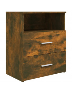 Comodino Rovere Fumo 50x32x60 cm 2