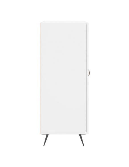 Credenza Bianca 69,5x34x90 cm in Legno Multistrato