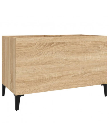 Mobile Porta Dischi Rovere Sonoma 74,5x38x48 Legno Multistrato
