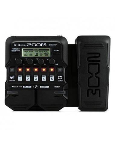 Multieffetto chitarra Zoom G1X Four Black Black