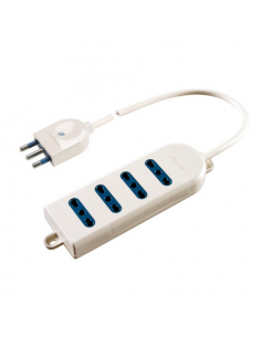 Multipresa tavolo Poly Pool PP0369 1 Bianco Bianco