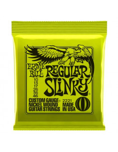 Muta corde chitarra elettrica Ernie Ball P02221 REGULAR SLINKY