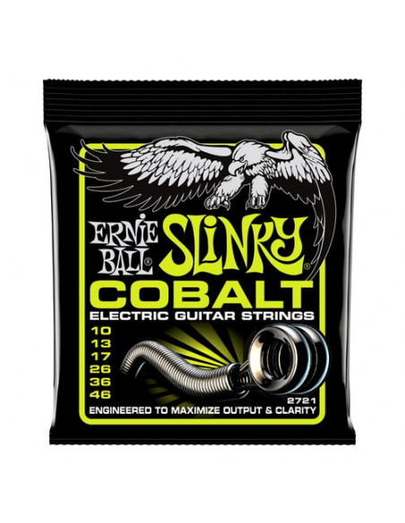 Muta corde chitarra elettrica Ernie Ball P02721 REGULAR SLINKY COBALT